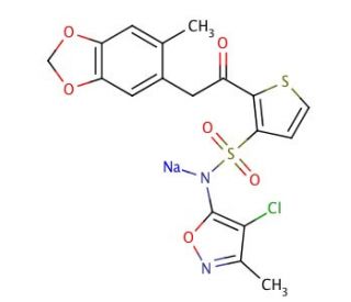 Sitaxsentan Sodium (CAS 210421-74-2) - chemical structure image