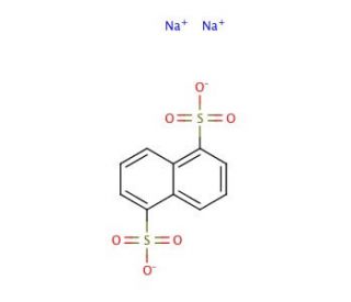 Sodium 1,5-naphthalenedisulfonate dibasic (CAS 1655-29-4) - chemical structure image