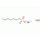 Sodium 1-heptanesulfonate monohydrate (CAS 207300-90-1) - chemical structure image