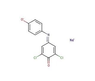 Sodium 2,6-dichloroindophenolate (CAS 620-45-1) - chemical structure image