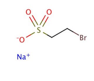 Sodium 2-bromoethanesulfonate (CAS 4263-52-9) - chemical structure image