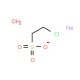 Sodium 2-chloroethanesulfonate monohydrate (CAS 15484-44-3) - chemical structure image