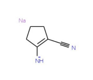 Sodium 2-cyanocyclopent-1-en-1-aminide - chemical structure image