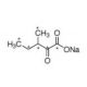 Sodium 2-Keto-3-Methyl-Pentanoate (13C6) (CAS 3715-31-9) - chemical structure image