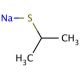 Sodium 2-propanethiolate (CAS 20607-43-6) - chemical structure image