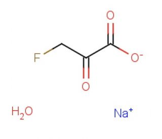 Sodium 3-Fluoro-2-oxopropanoate monohydrate (CAS 238754-68-2) - chemical structure image