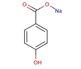 Sodium 4-hydroxybenzoate (CAS 114-63-6) - chemical structure image