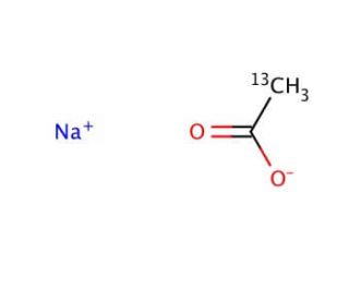 Sodium acetate-2-((13-C)) (CAS 13291-89-9) - chemical structure image
