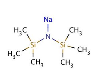Sodium bis(trimethylsilyl)amide (CAS 1070-89-9) - chemical structure image
