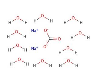 Sodium carbonate (CAS 24551-51-7) - chemical structure image