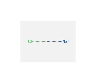 Sodium Chloride (CAS 7647-14-5) - chemical structure image