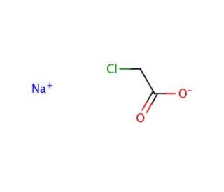 Sodium chloroacetate (CAS 3926-62-3) - chemical structure image