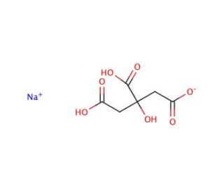 Sodium citrate monobasic (CAS 18996-35-5) - chemical structure image