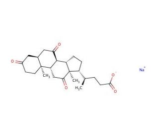 Sodium dehydrocholate (CAS 145-41-5) - chemical structure image