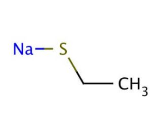 Sodium ethanethiolate (CAS 811-51-8) - chemical structure image