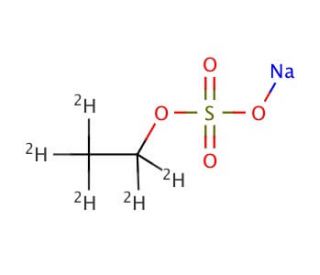 Sodium Ethyl-d5 Sulfate (CAS 1329611-05-3) - chemical structure image