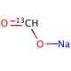 Sodium formate-13C (CAS 23102-86-5) - chemical structure image