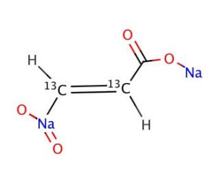 Sodium fumarate-2,3-13C2 (CAS 312623-83-9) - chemical structure image