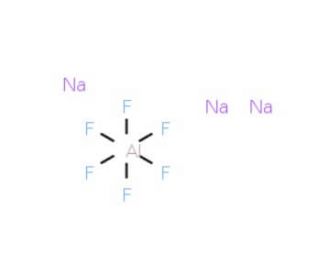 Sodium hexafluoroaluminate (CAS 13775-53-6) - chemical structure image