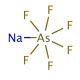 Sodium hexafluoroarsenate(V) (CAS 12005-86-6) - chemical structure image