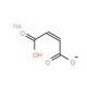 Sodium hydrogen fumarate (CAS 5873-57-4) - chemical structure image