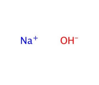 Sodium Hydroxide, Pellets (CAS 1310-73-2) - chemical structure image