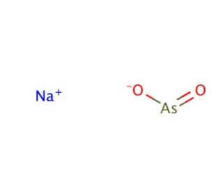 Sodium (meta)arsenite (CAS 7784-46-5) - chemical structure image