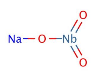 Sodium niobate (CAS 12034-09-2) - chemical structure image