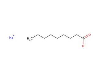 Sodium Nonanoate (CAS 14047-60-0) - chemical structure image