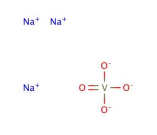 Sodium Orthovanadate (CAS 13721-39-6) - chemical structure image 