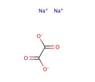 Sodium oxalate (CAS 62-76-0) - chemical structure image