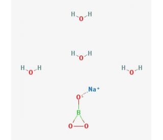 Sodium perborate tetrahydrate (CAS 10486-00-7) - chemical structure image