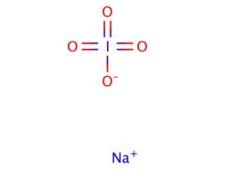 Sodium periodate (CAS 7790-28-5) - chemical structure image