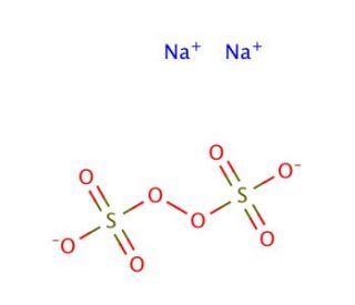 Sodium persulfate (CAS 7775-27-1) - chemical structure image