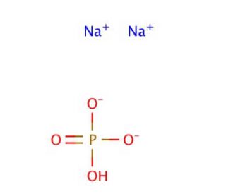 Sodium Phosphate, Dibasic (CAS 7558-79-4) - chemical structure image