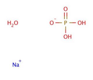 Sodium Phosphate, Monobasic, Monohydrate, Cell Culture Grade - chemical structure image