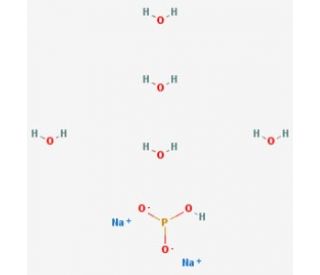 Sodium phosphite dibasic pentahydrate (CAS 13517-23-2) - chemical structure image