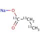 Sodium propionate-(13-C)3 (CAS 152571-51-2) - chemical structure image