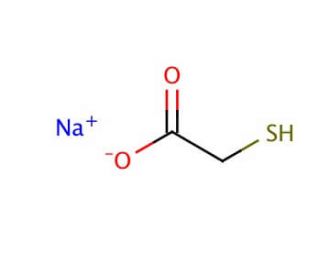 Sodium thioglycolate (CAS 367-51-1) - chemical structure image