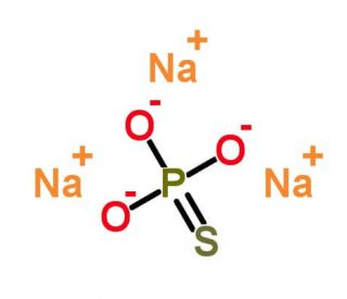 Sodium thiophosphate (CAS 10101-88-9) - chemical structure image