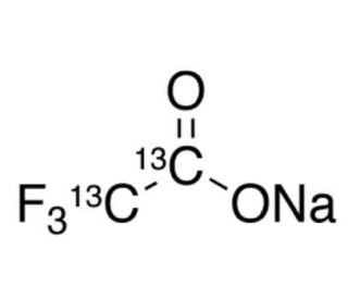 Sodium Trifluoroacetic Acid Salt-13C2 (CAS 1794767-05-7) - chemical structure image