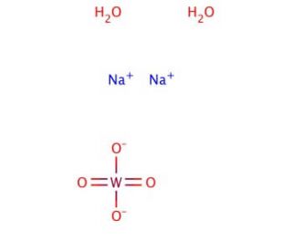 Sodium tungstate dihydrate (CAS 10213-10-2) - chemical structure image