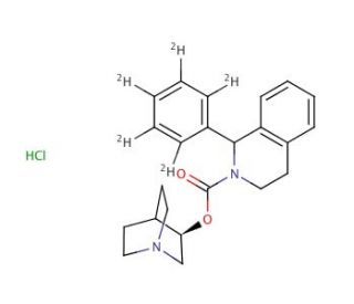 Solifenacin-d5 Hydrochloride (CAS 1426174-05-1) - chemical structure image