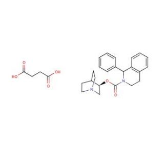 Solifenacin succinate salt (CAS 242478-38-2) - chemical structure image