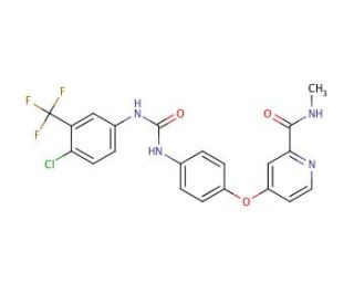 Sorafenib (CAS 284461-73-0) - chemical structure image 