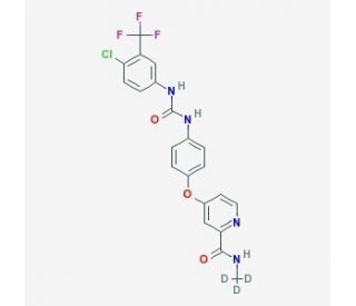 Sorafenib-methyl-d3 (CAS 284461-73-0 (unlabeled)) - chemical structure image