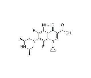Sparfloxacin (CAS 110871-86-8) - chemical structure image