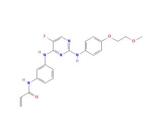 Spebrutinib (CAS 1202757-89-8) - chemical structure image