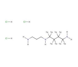 Spermidine-butane-d8 trihydrochloride (CAS 1173019-26-5) - chemical structure image