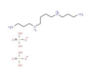Spermine diphosphate hydrate (CAS 3891-79-0) - chemical structure image
